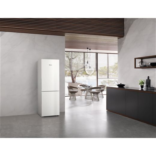 Miele 12336030 Fridge Freezer White - Fridge freezer in kitchen shot